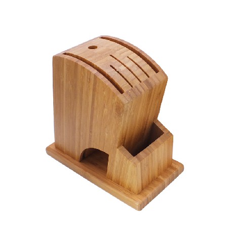 Rubber wood / bamboo knife base