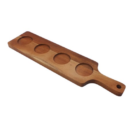 Rubber wood / acacia wood wine tray